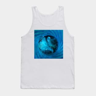 Abstract Blue Tank Top